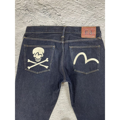 Evisu skull seagulls vintage navy jeans
