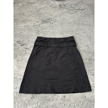Japanese IKKS black skirt cargo multi pocket