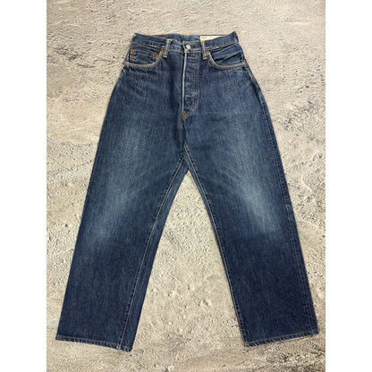 Evisu jeans vintage seagull logo blue selvedge denim gold