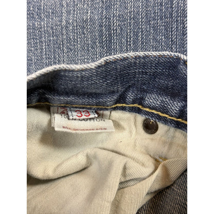 Evisu jeans daicock gold big logo embroidery selvedge denim