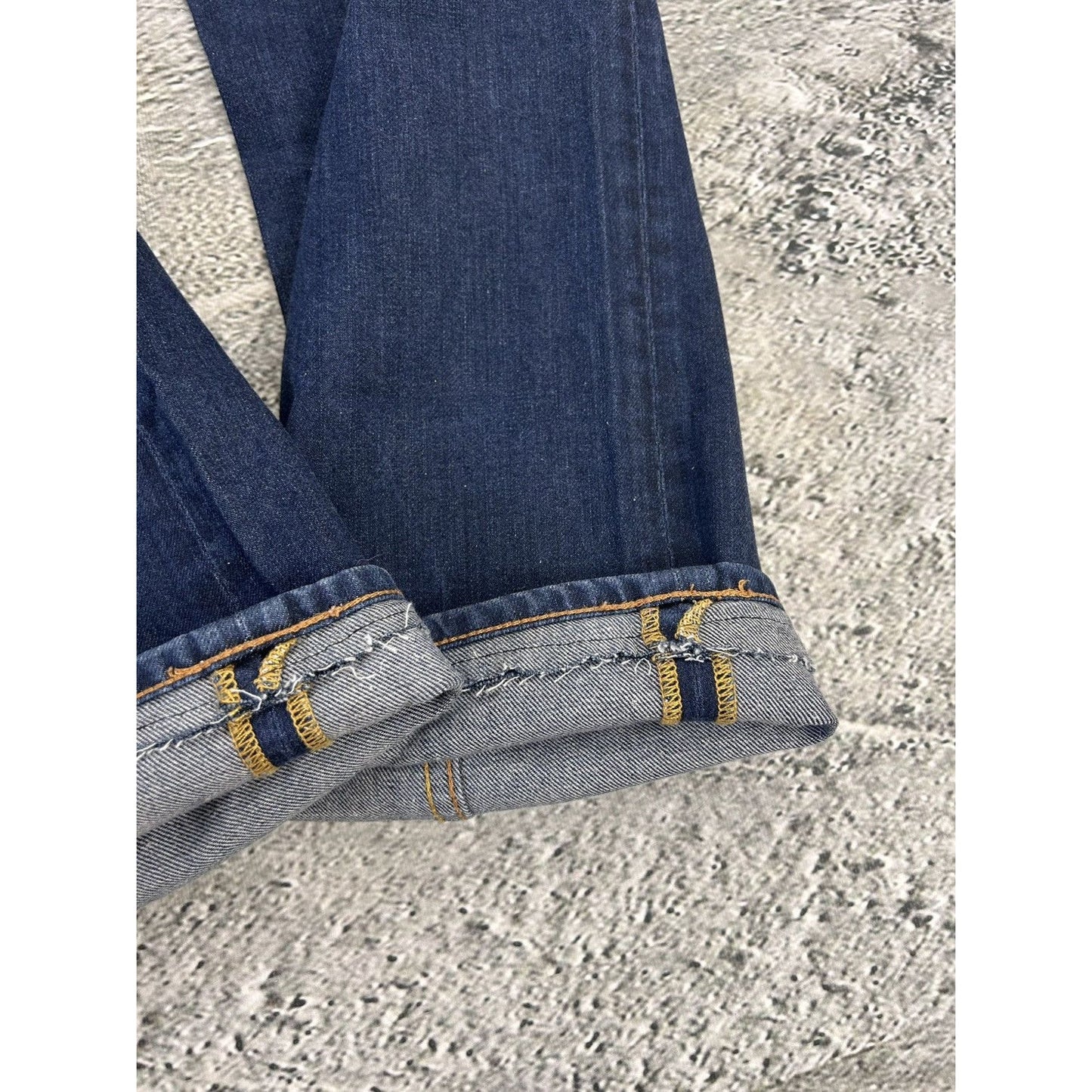 Evisu jeans vintage navy blue silver seagulls Genes