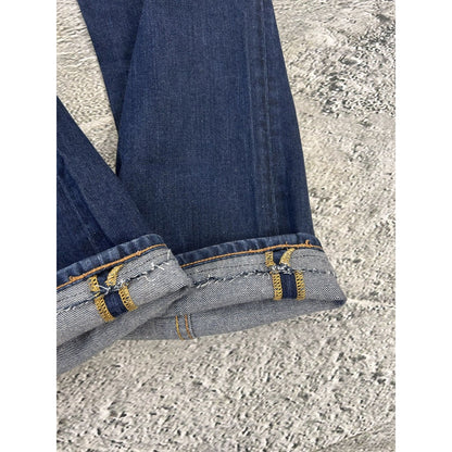 Evisu jeans vintage navy blue silver seagulls Genes