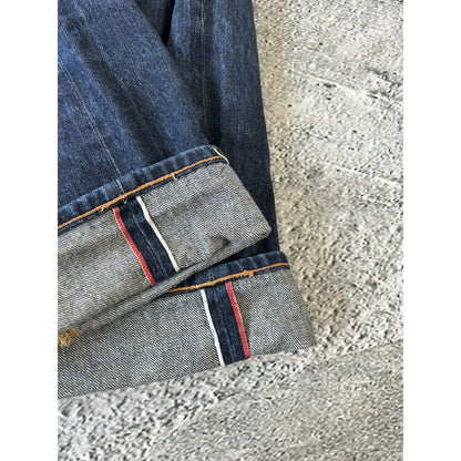 Evisu jeans daicock big logo gold selvedge denim Japan