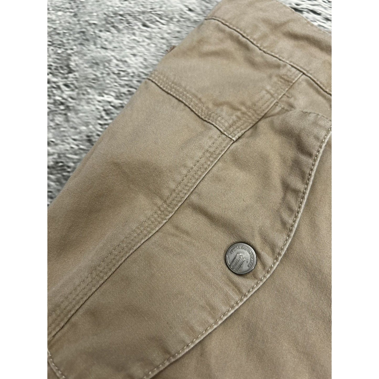 Adidas vintage cargo pants beige workwear