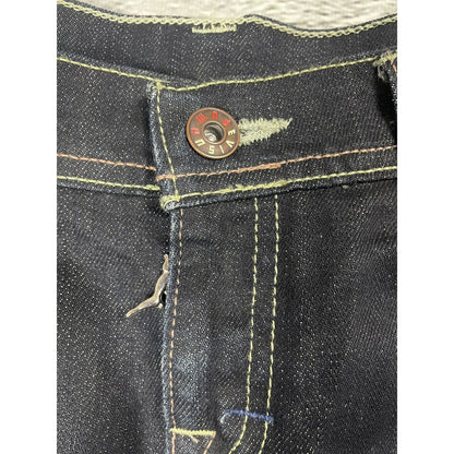 Evisu x Puma vintage navy skirt black seagulls Y2K