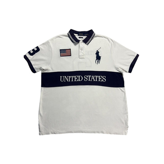Chief Keef Polo Ralph Lauren USA vintage shirt white