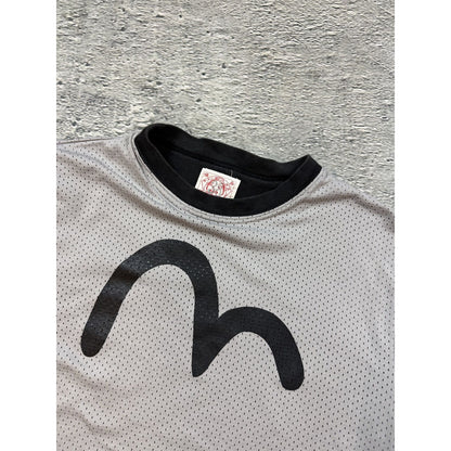 Evisu Reversible t-shirt black/gray big logo