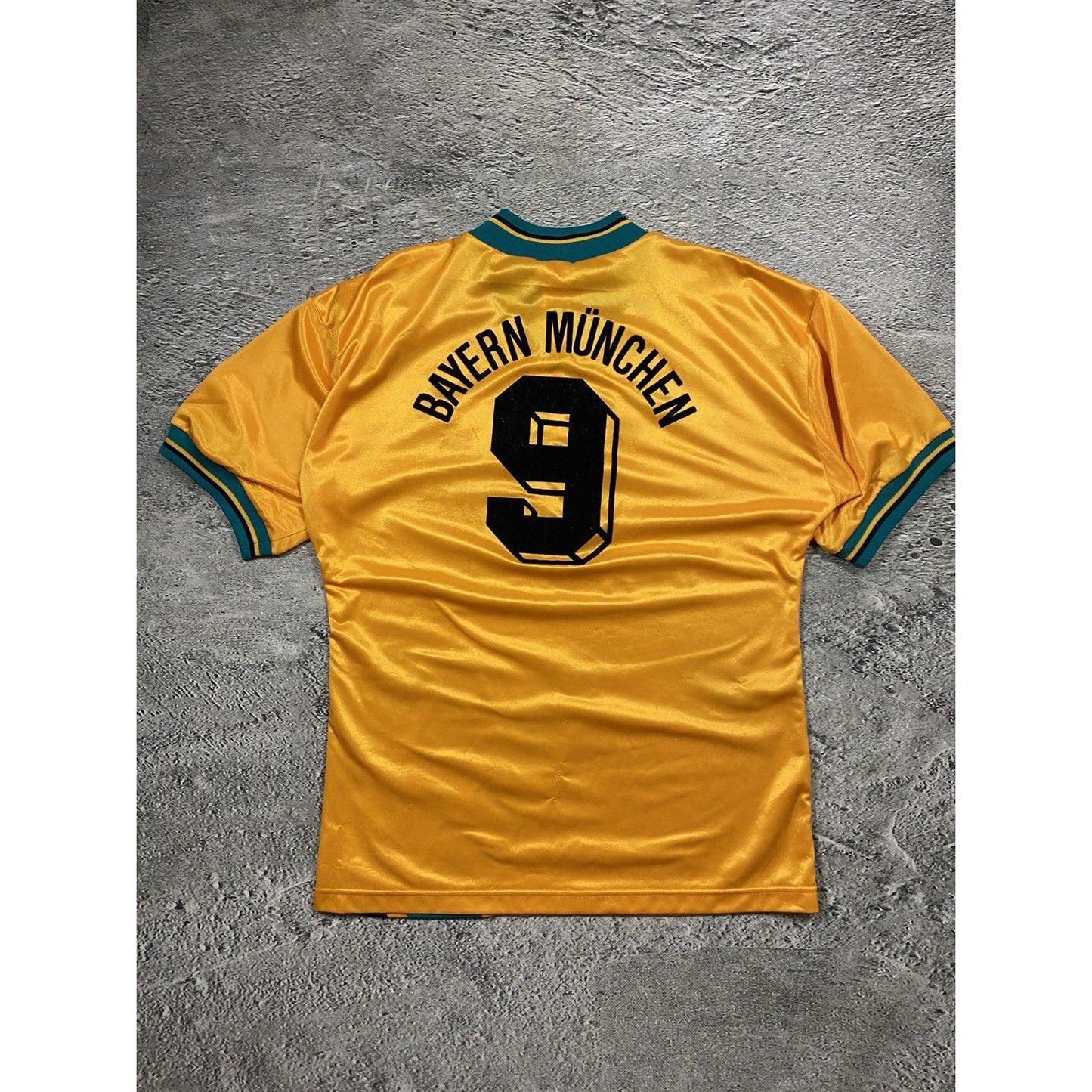 Adidas Bayern Munchen Jersey yellow Opel 1993/96 vintage