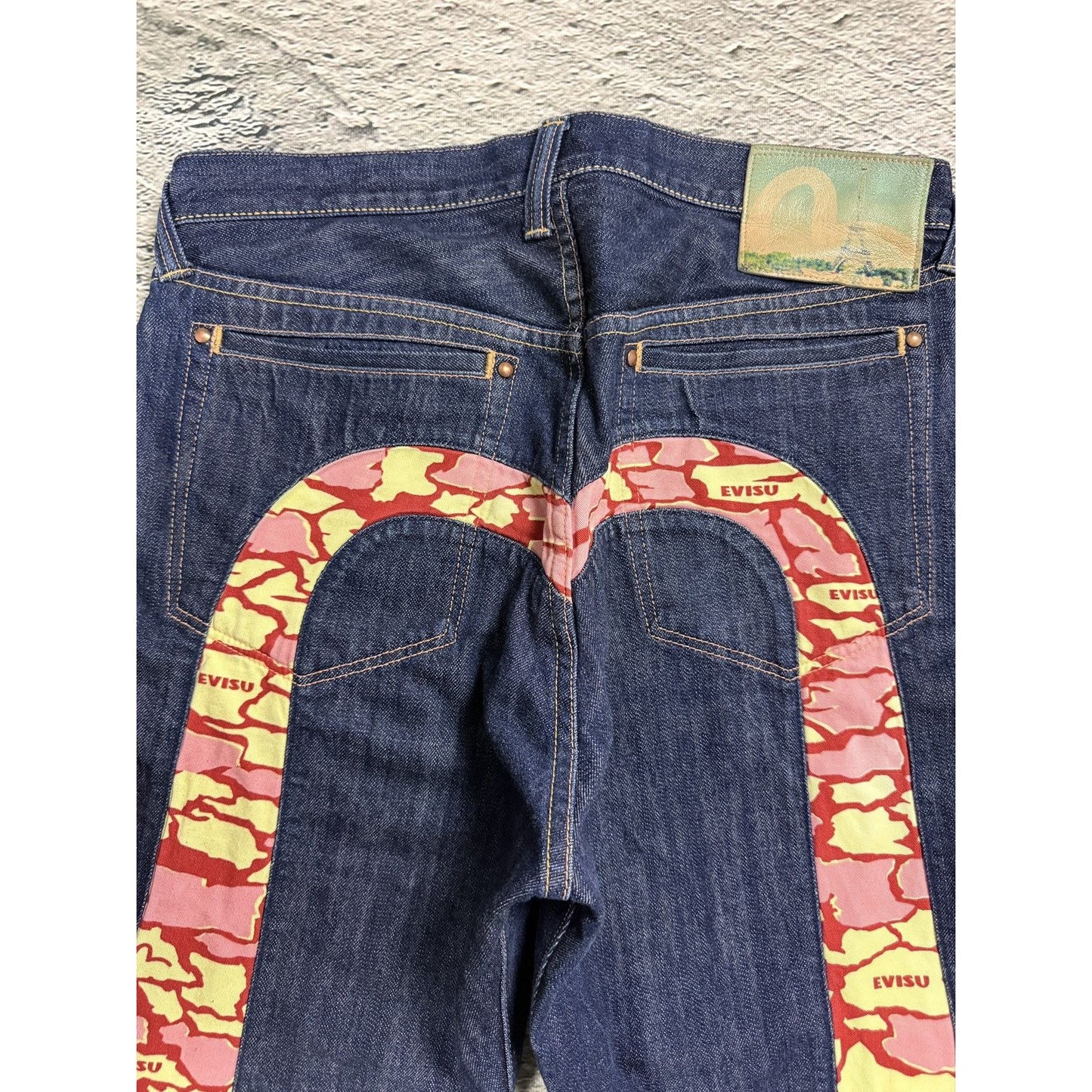 Evisu jeans daicock big logo Siotani Brothers denim