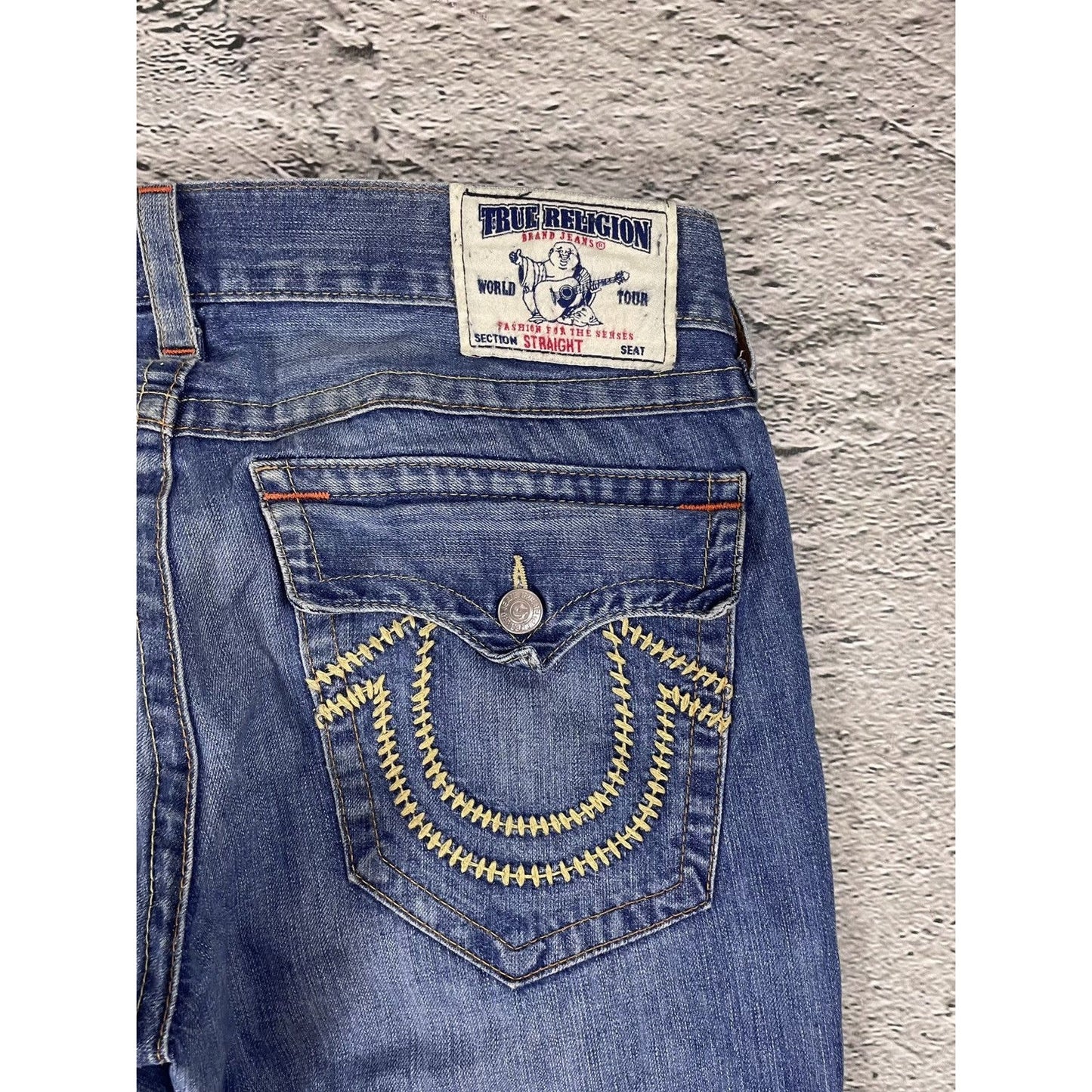 True Religion jeans vintage straight denim pants straight