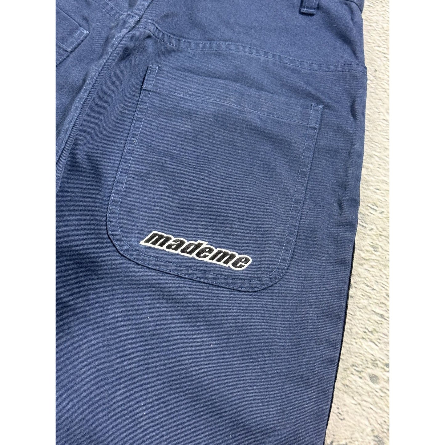MadeMe baggy pants wideleg chino pants navy