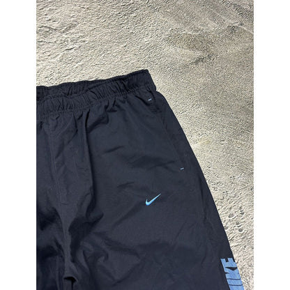 Nike track pants vintage navy nylon Y2K parachute baby blue