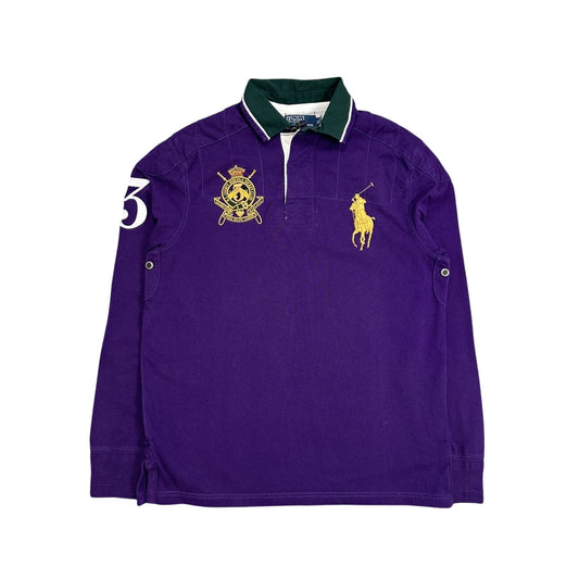 Chief Keef Polo Ralph Lauren purple longsleeve big pony