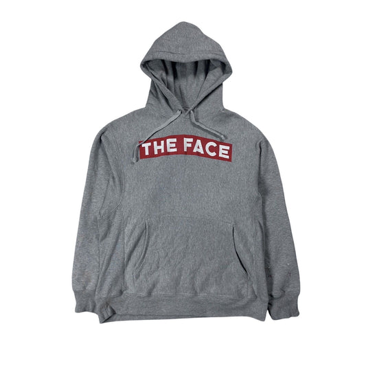 Gucci hoodie „The Face” box logo grey oversized sweatshirt