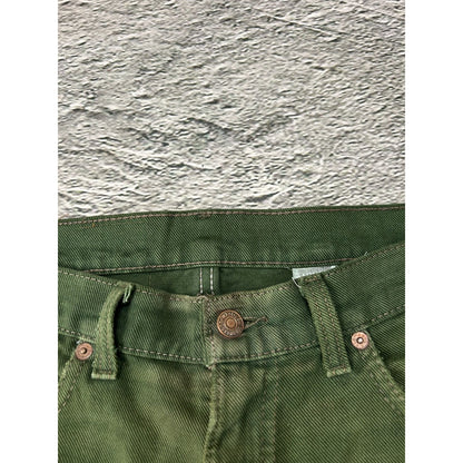 Levi's 554 jeans vintage green made in USA 90s