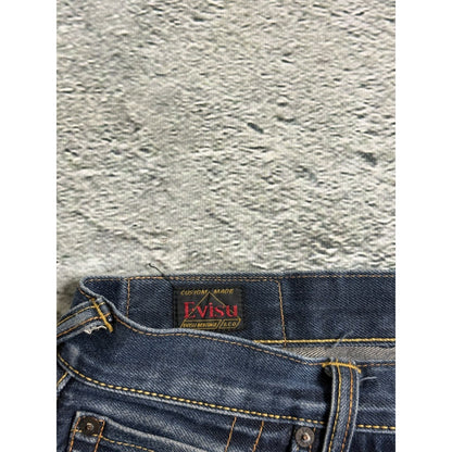 Evisu jeans daicock big logo red selvedge denim