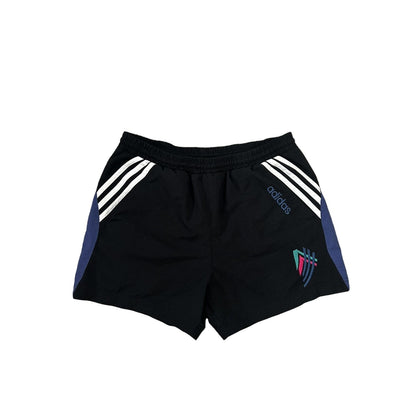 Adidas vintage shorts black big logo 2000s Y2K