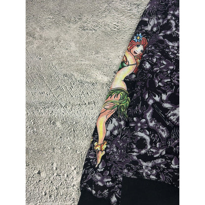 Ed Hardy zip hoodie purple vintage Y2K Christian Audigier