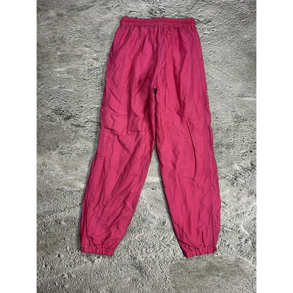 Head track suit vintage pink nylon pants jacket rave Y2K