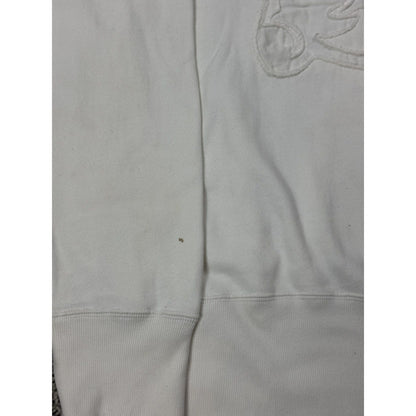 Evisu sweatshirt big logo face vintage white Y2K