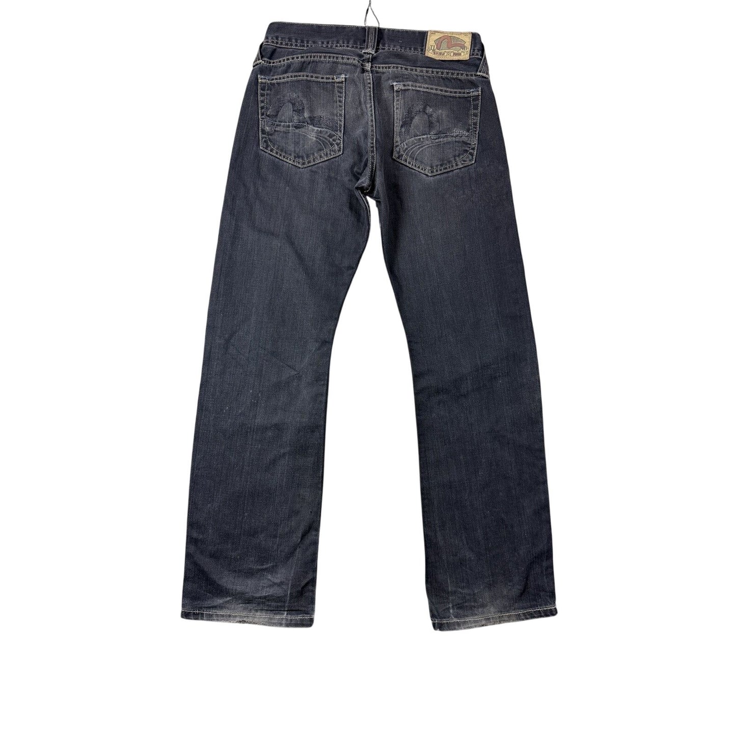Evisu x Puma vintage black jeans seagulls Y2K