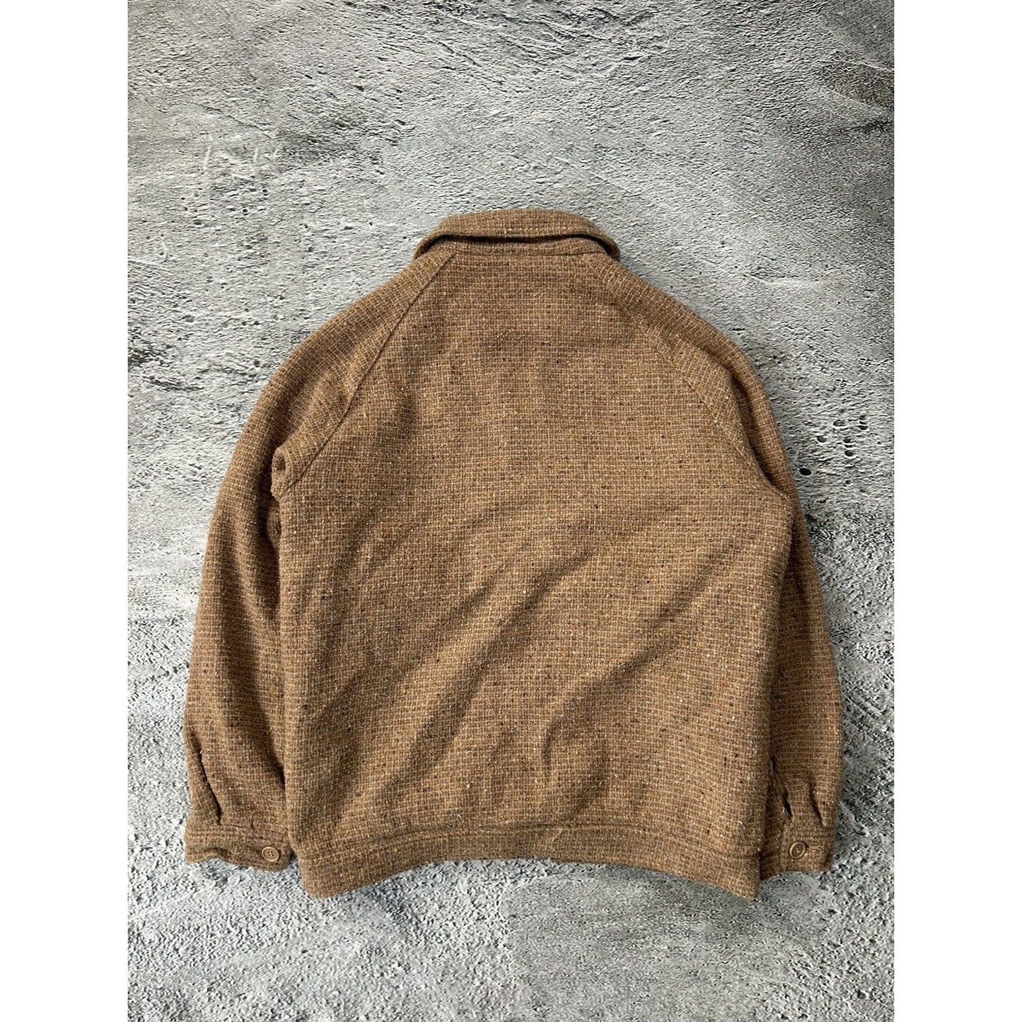 Italian true vintage wool jacket brown 60s