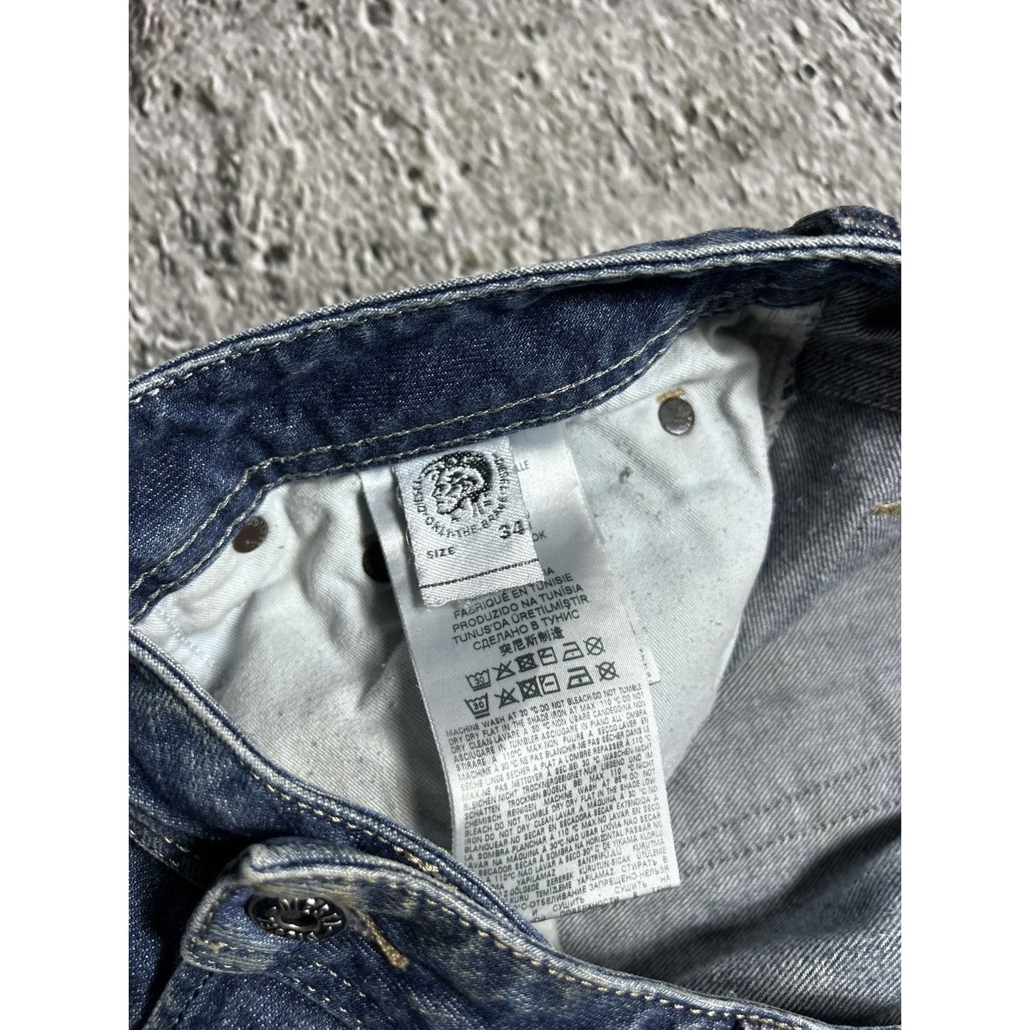 Diesel vintage pants Y2K jeans blue