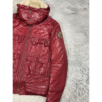 Dolce & Gabbana AW2008 Burgundy Red Puffer Down Jacket
