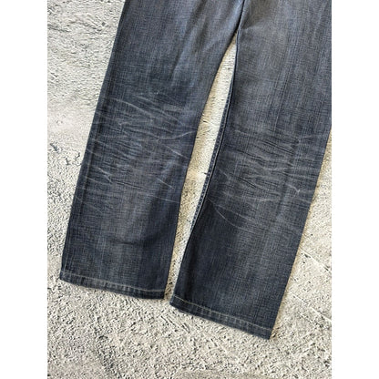 Evisu x Puma vintage navy jeans mint seagulls