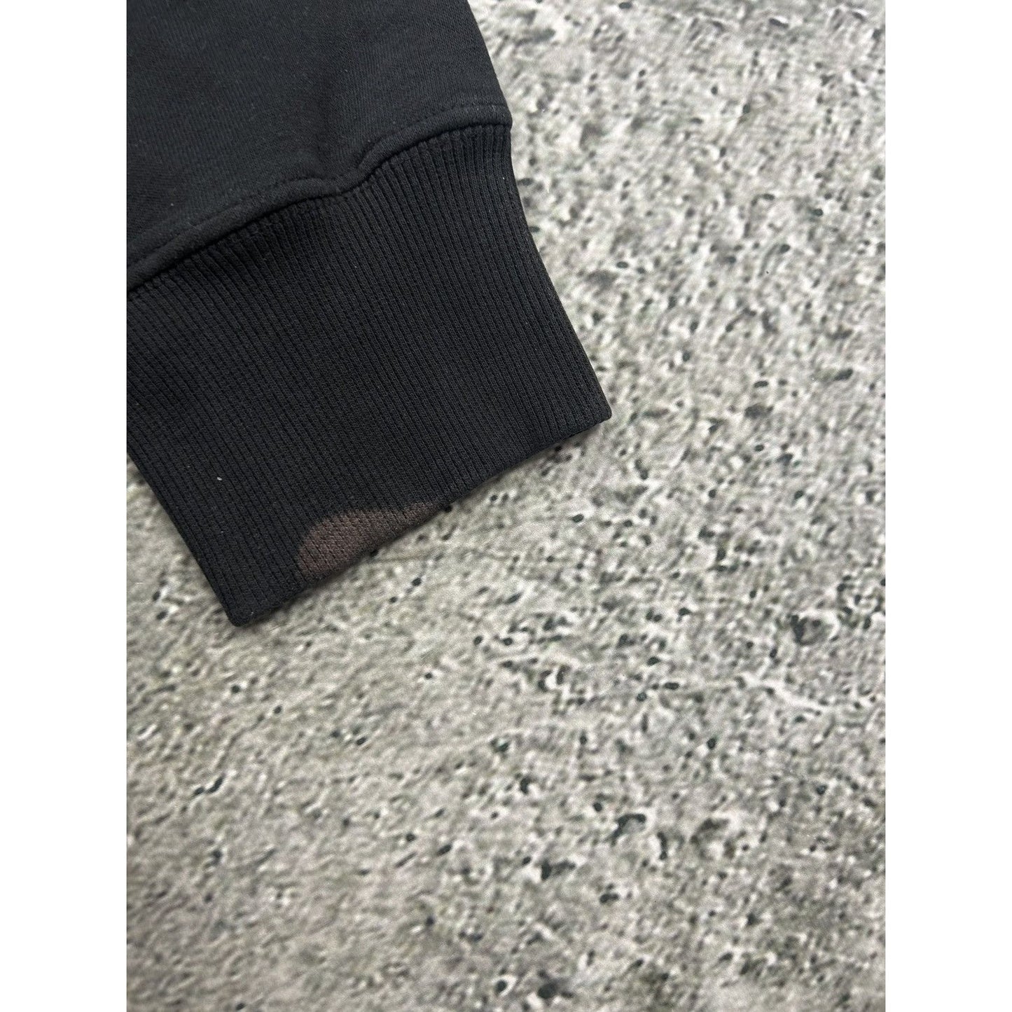 Y2K zip hoodie black Ocean Angles Ed Hardy style