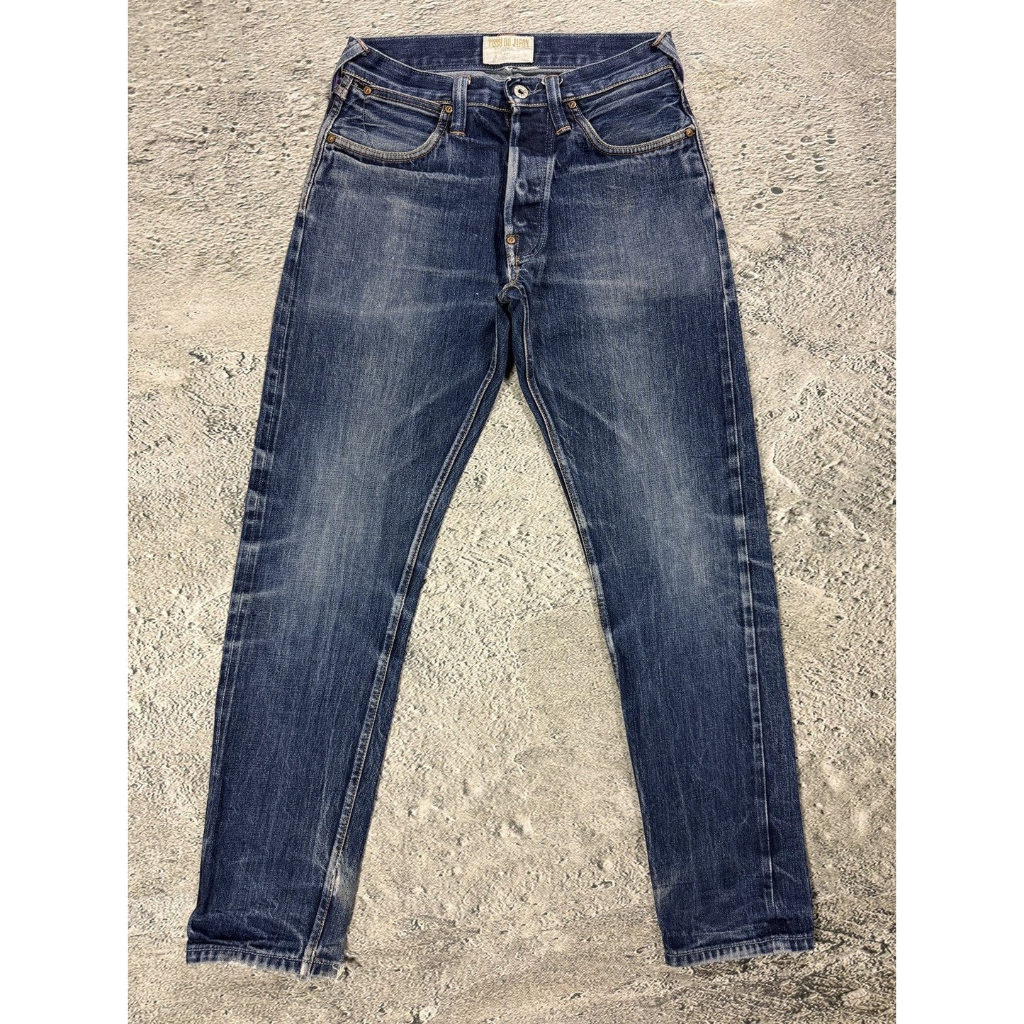 Evisu Deluxe jeans vintage Tissu Du Japon denim pants selvedge