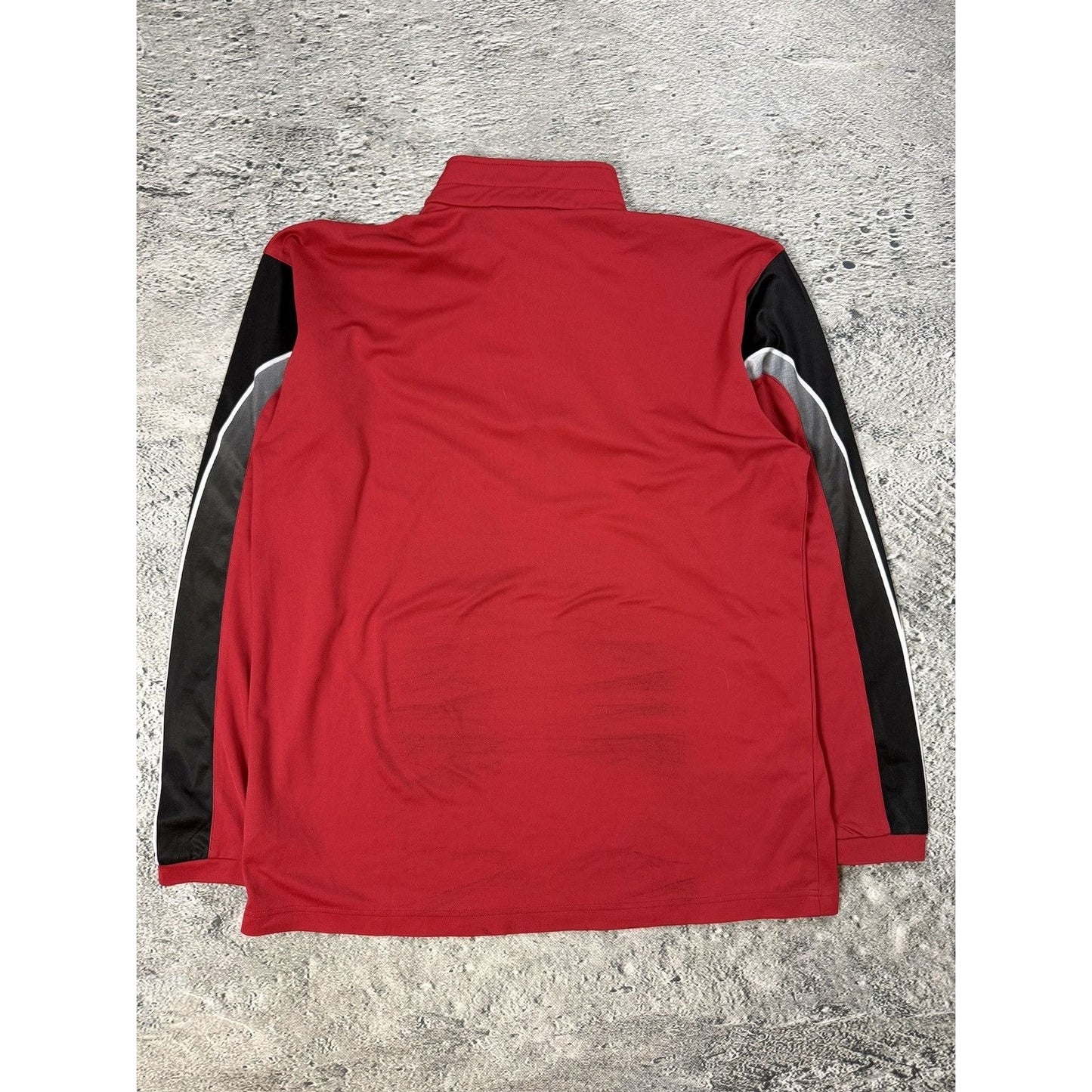 Spyder long sleeve red half zip sweatshirt motocross running