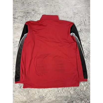 Spyder long sleeve red half zip sweatshirt motocross running