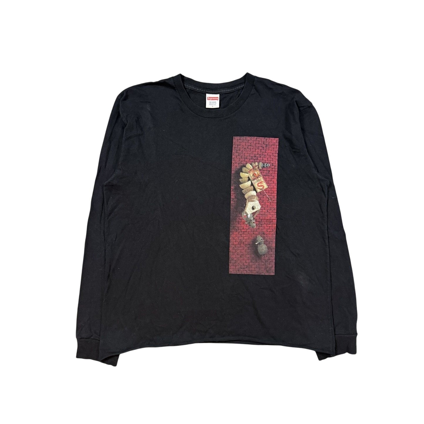 Supreme longsleeve Mike Hill Snake Trap black SS 2017