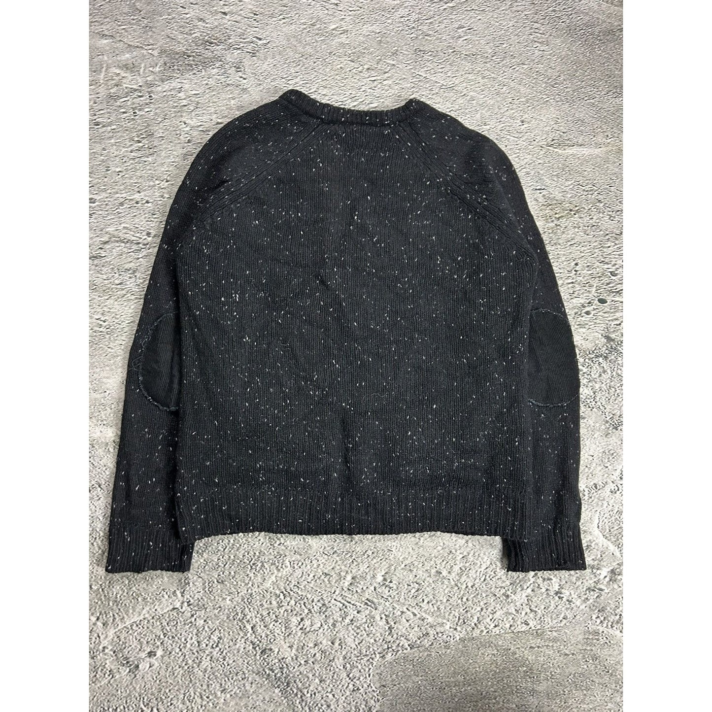 Carhartt anglistic v-neck cardigan lambswool knit sweater