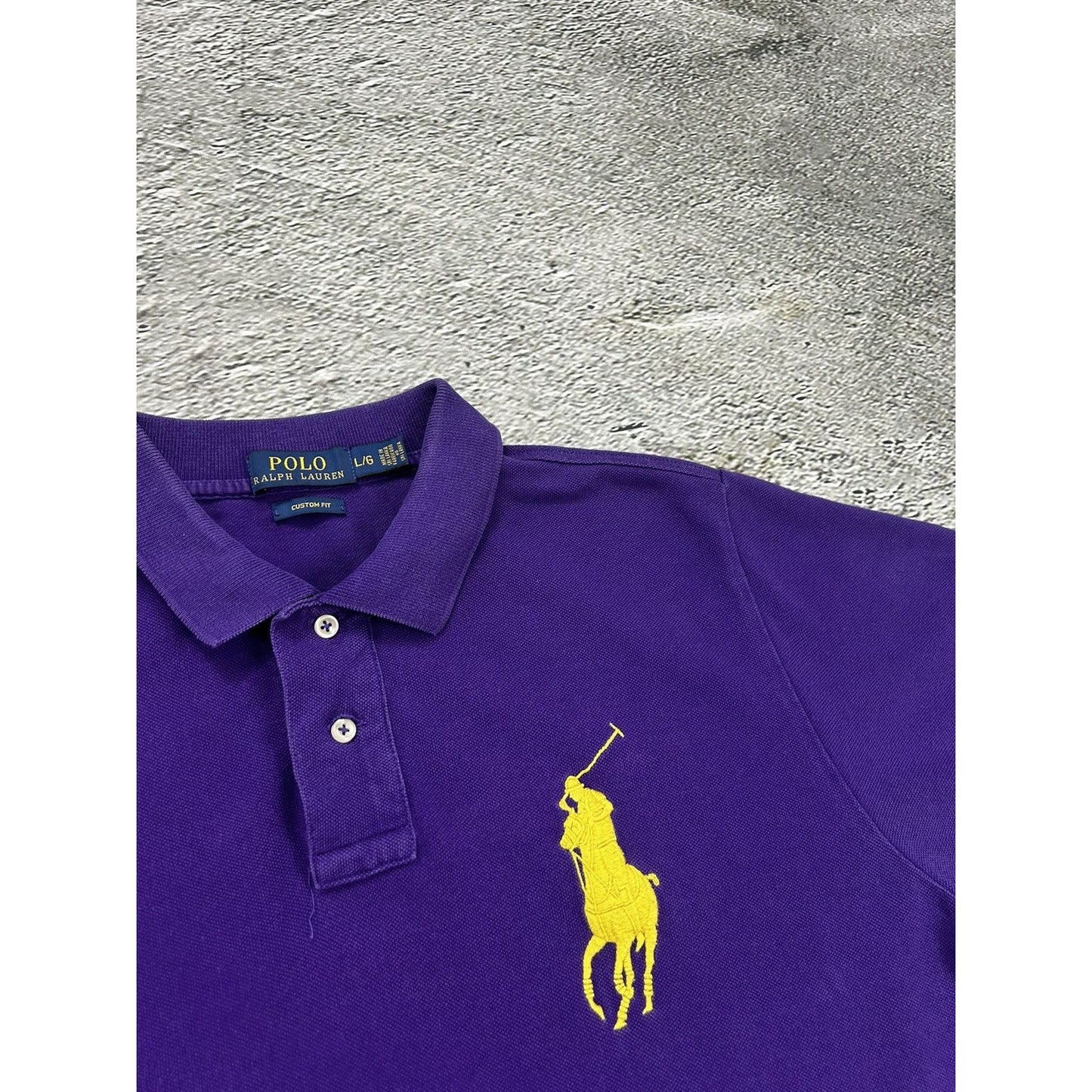 Chief Keef Polo Ralph Lauren vintage purple T-shirt big pony