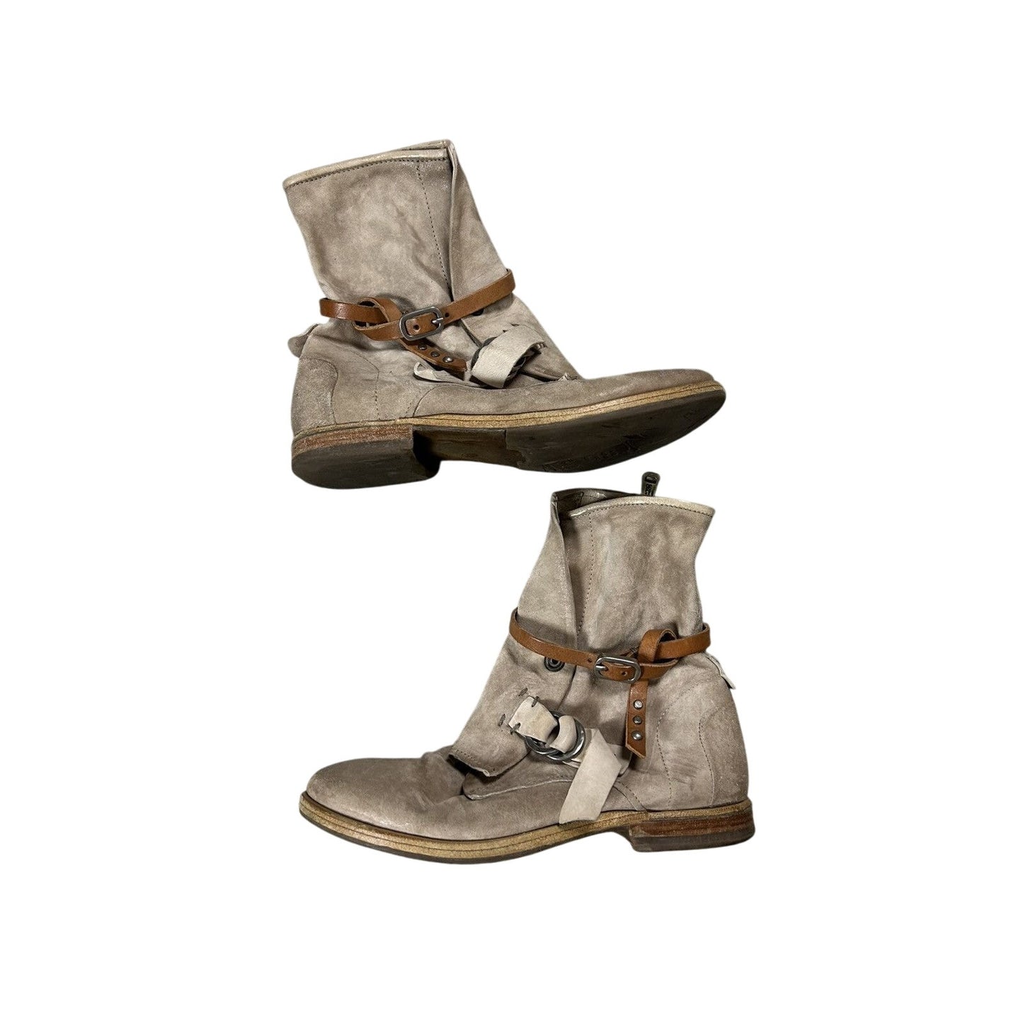 Airstep A.S.98 Zeport Tresse leather shoes boots cowboy