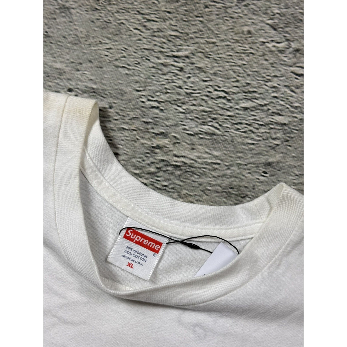 Supreme cross bogo T-shirt box logo FW20 white red