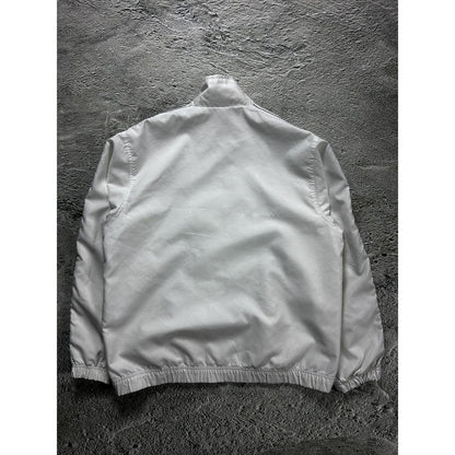 Nike track jacket nylon white vintage drill Y2K TN