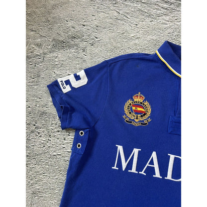 Chief Keef Polo Ralph Lauren Madrid blue big pony shirt
