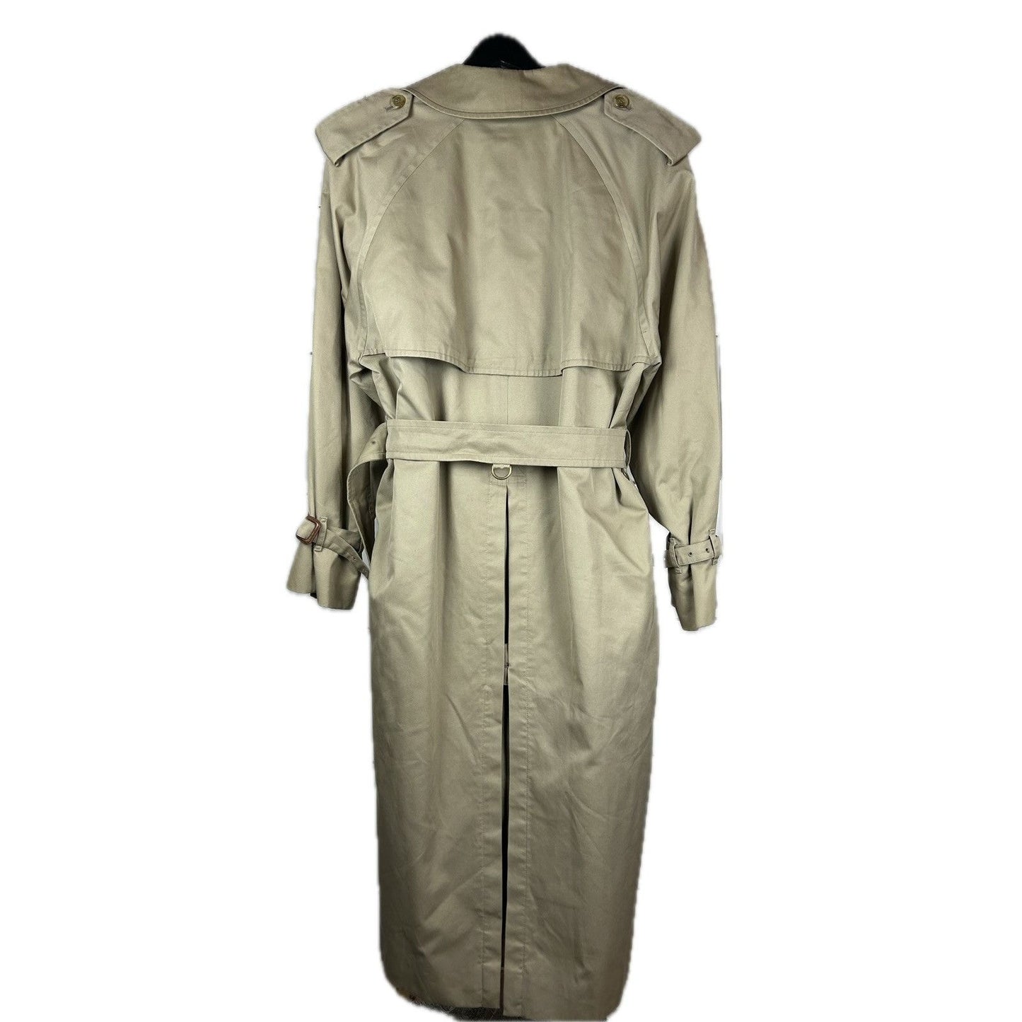 Burberrys trench coat beige wool lining vintage nova check