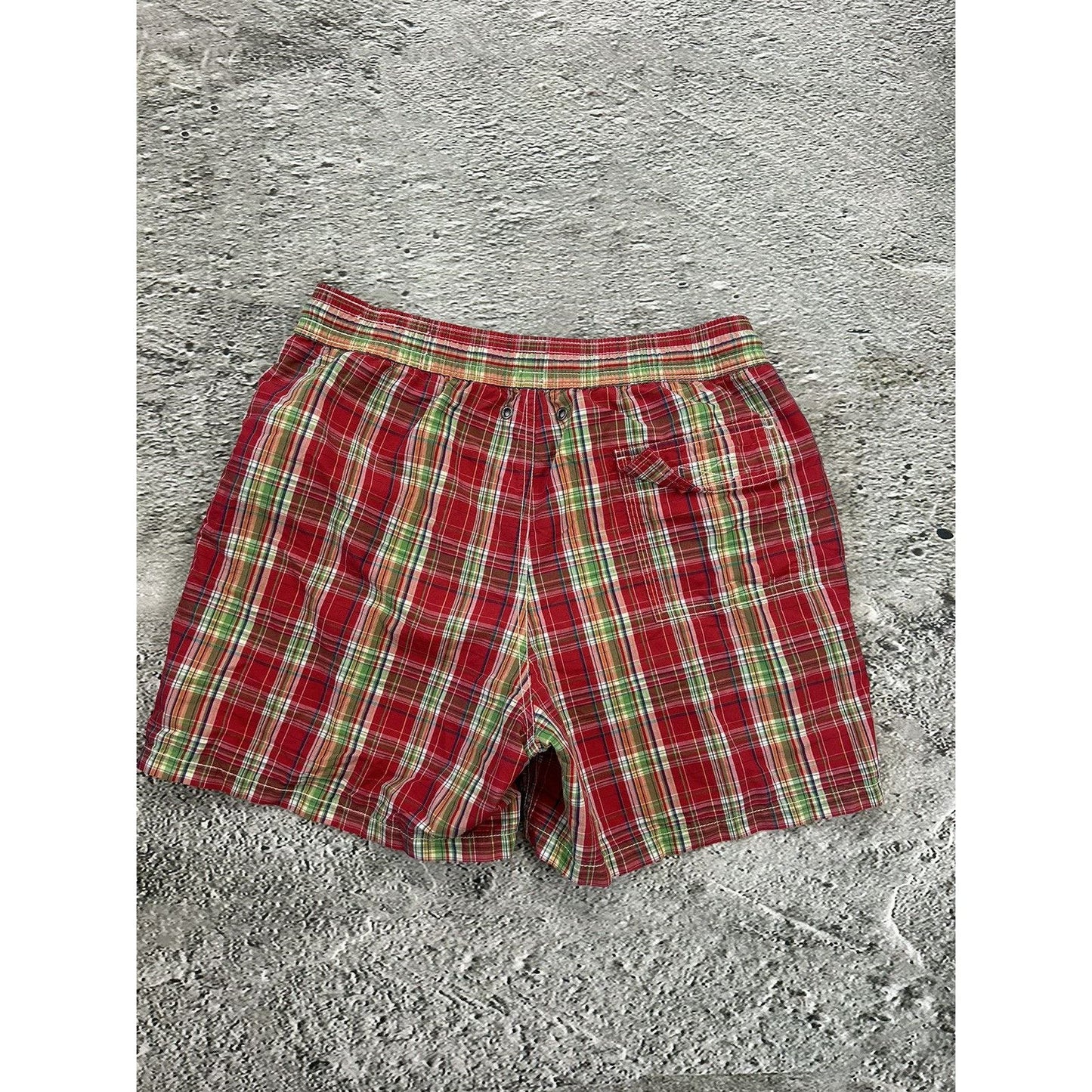 Polo Ralph Lauren shorts trunks checkered red multicolor