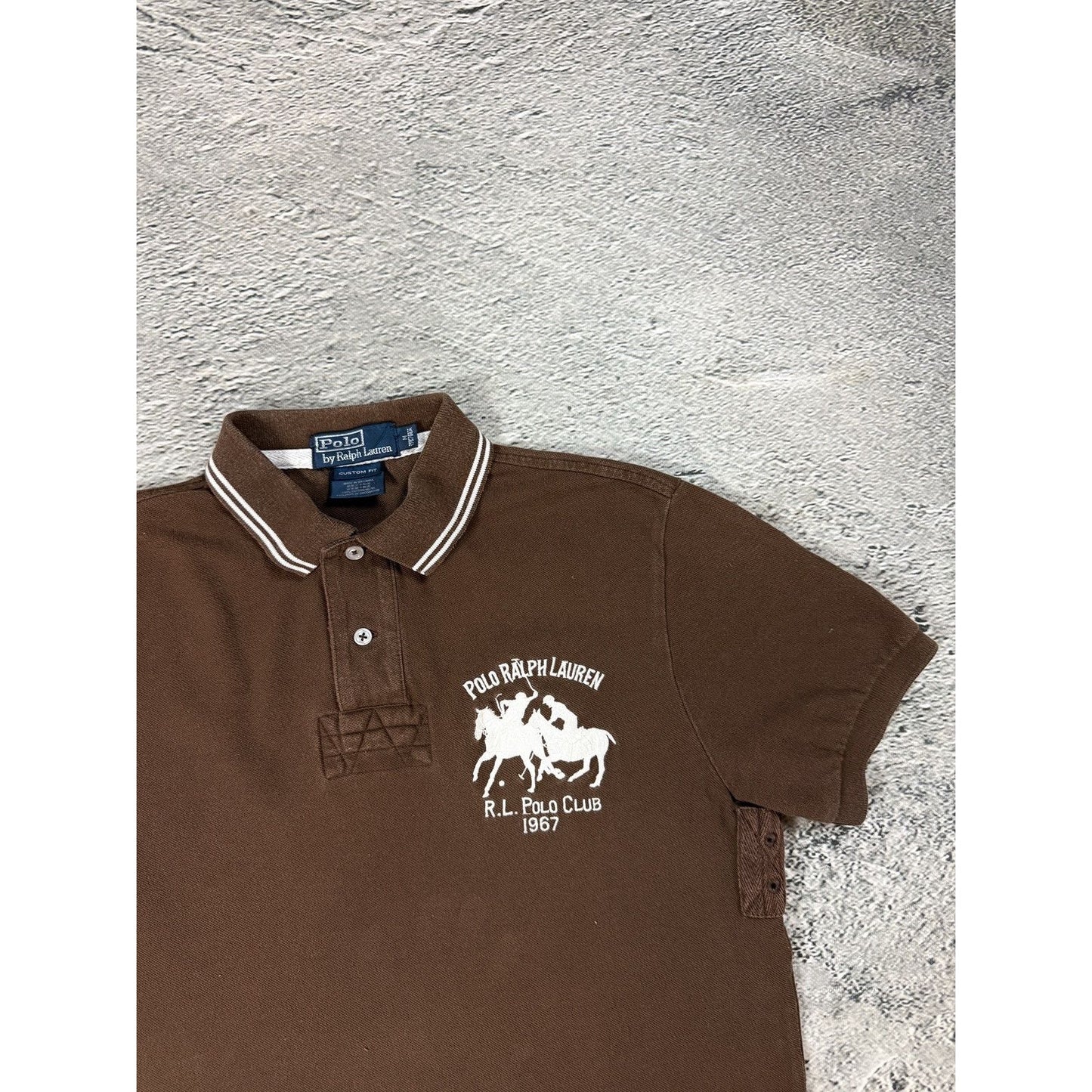Chief Keef Polo Ralph Lauren vintage Brown T-shirt big pony
