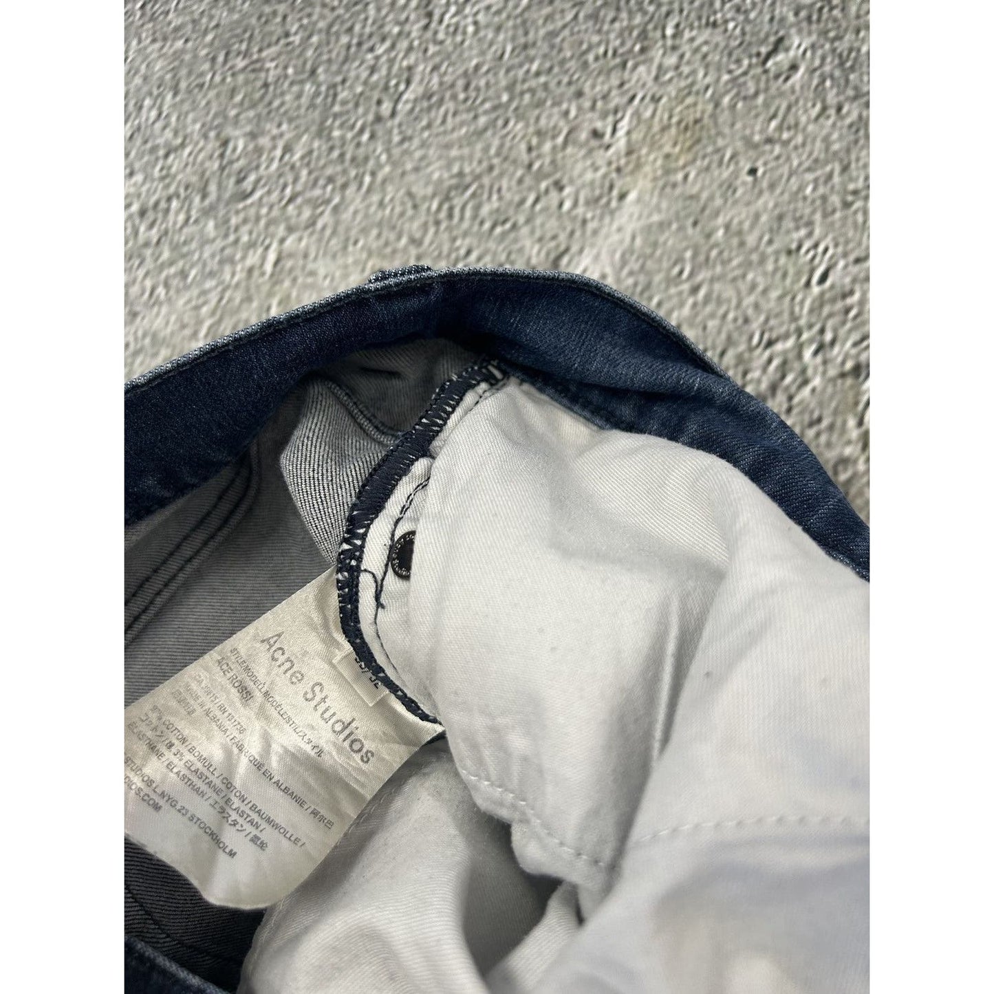 Acne Studios vintage navy jeans