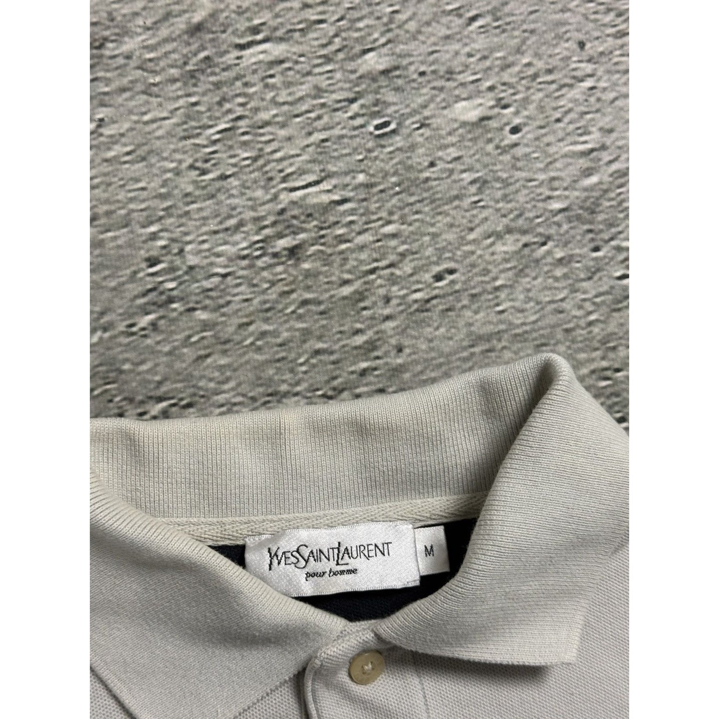 Yves Saint Laurent polo big logo T-shirt vintage