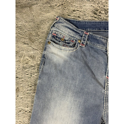 True Religion blue jeans Y2K vintage billie super baggy pink