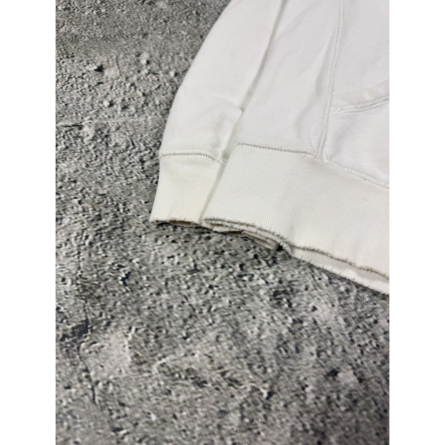 Evisu zip hoodie white vintage big logo seagull Y2K