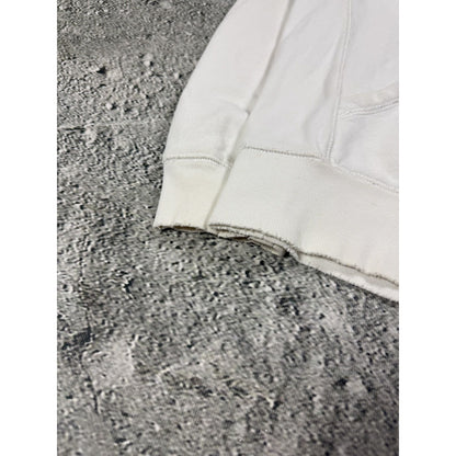 Evisu zip hoodie white vintage big logo seagull Y2K