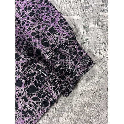Supreme marble hoodie purple web