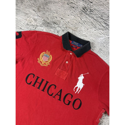 Chief Keef Polo Ralph Lauren Chicago Red polo T-shirt